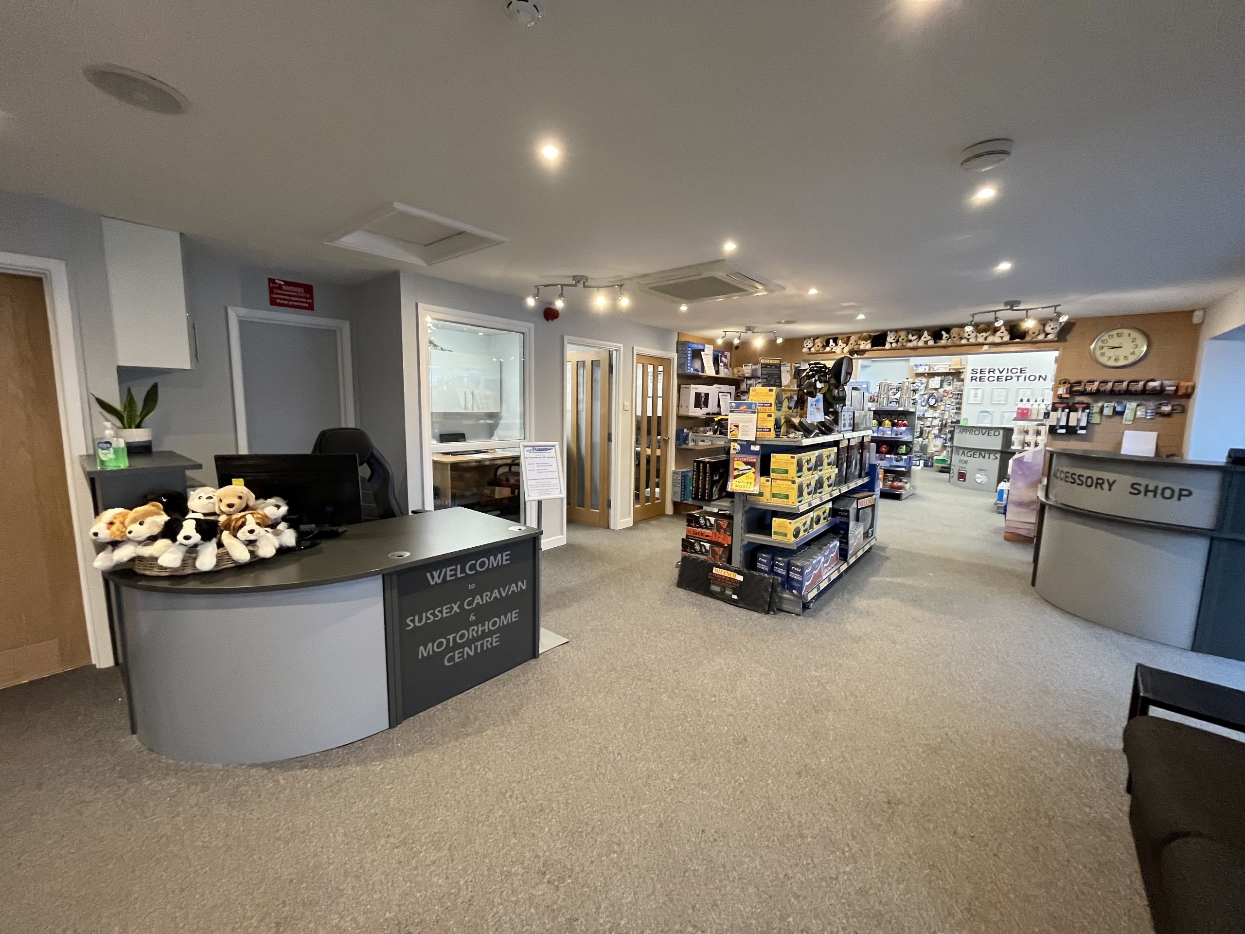 Accessory Shop, Pulborough, West Sussex Sussex Caravan Centre